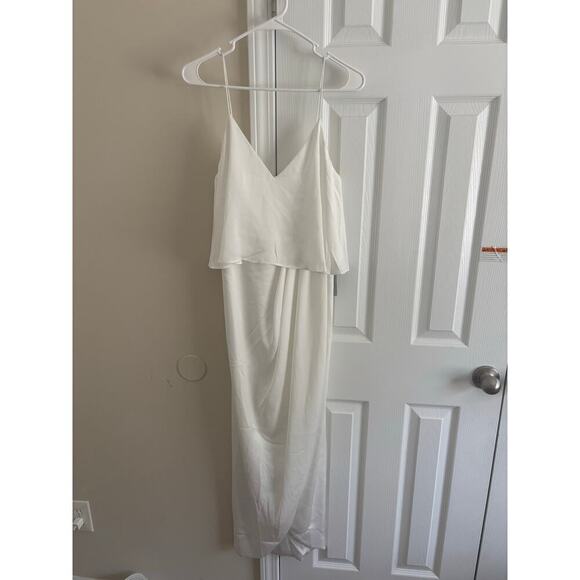 Shona Joy Luxe Frill Tulip hem maxi dress sz 6 - Picture 4 of 14